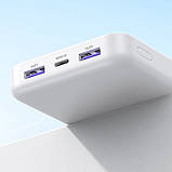 УМБ Павербанк Ugreen Powerbank PB312 20000 mAh потужністю 22,5W, Білий, фото 4
