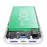 УМБ Павербанк Ugreen Powerbank PB312 20000 mAh потужністю 22,5W, Білий, фото 5