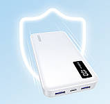 УМБ Павербанк Ugreen Powerbank PB312 20000 mAh потужністю 22,5W, Білий, фото 6