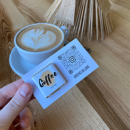 Візитка (90х50 мм) + шоколад із логотипом для стоматології 100 шт, фото 4