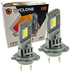 Лампа світлодіодна для фар cyclone led h7 5000k 6700lm 25W type 44 2 шт комплект