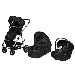 Універсальна коляска 3 в 1 Lionelo AMBER BLACK SILVER