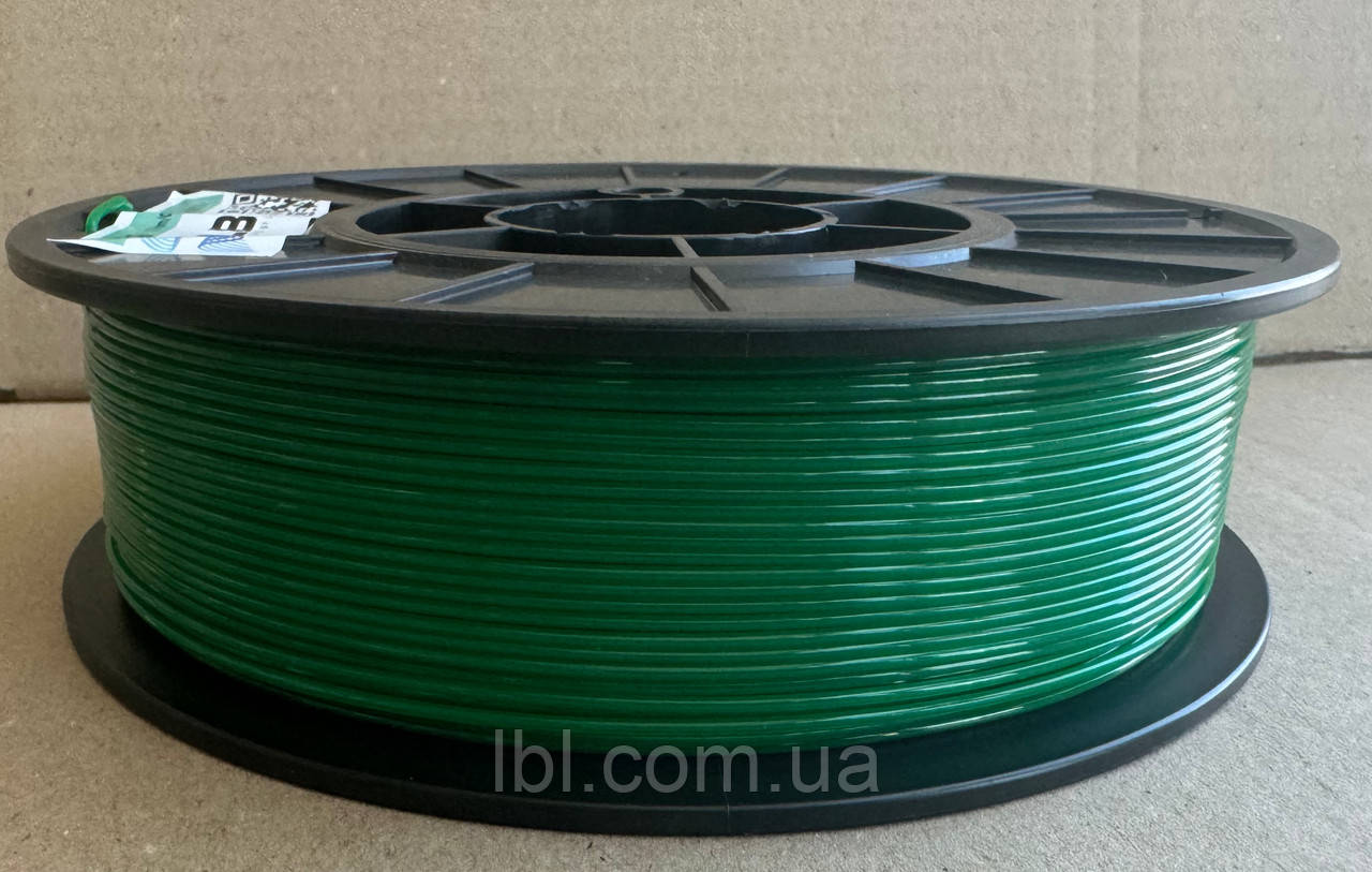 PETG (CoPET) пластик для 3D принтера 0.800 кг / 260 м / 1.75 мм / Зелений