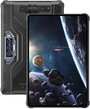 Планшет Oukitel RT8 6/256GB Black, 48+20+5/32, Helio G99, IP69K, IPS 11", 20000mah