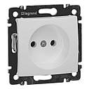 Розетка без заземлення біла Valena Classic Legrand 774416, фото 2