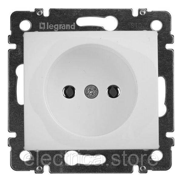 Розетка без заземлення біла Valena Classic Legrand 774416, фото 1