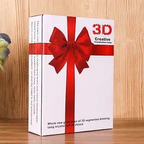Настільний світильник нічник у 3D у формі Різдвяного оленя, 3D дитяча лампа-нічник світильник, фото 4