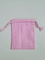 Мішечок 10*13 см. бязь рожева