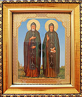 Ікона св. муч. Петра та Февронії 12,5 х 14,5