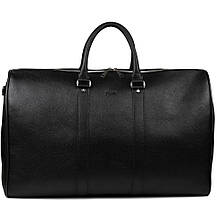 Велика шкіряна дорожня сумка 61 см TARWA FA-9551-4lx чорний флотар, фото 2