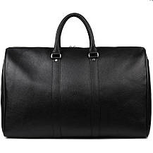 Велика шкіряна дорожня сумка 61 см TARWA FA-9551-4lx чорний флотар, фото 3