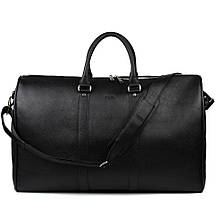 Велика шкіряна дорожня сумка 61 см TARWA FA-9551-4lx чорний флотар, фото 5