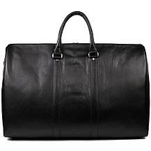 Велика шкіряна дорожня сумка 61 см TARWA GA-9551-4lx чорна Наппа, фото 5