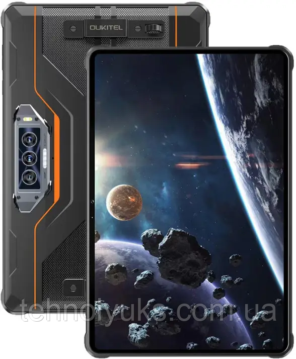 Планшет Oukitel RT8 6/256GB Orange, 48+20+5/32, Helio G99, IP69K, IPS 11", 20000mah, фото 1