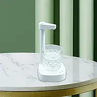 Настольная помпа диспенсер для воды с аккумулятором и режимами подачи объема воды