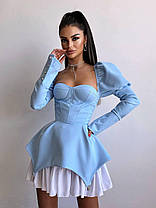 Жіноча міні сукня з чашками та елементами корсету Smb9194, фото 3