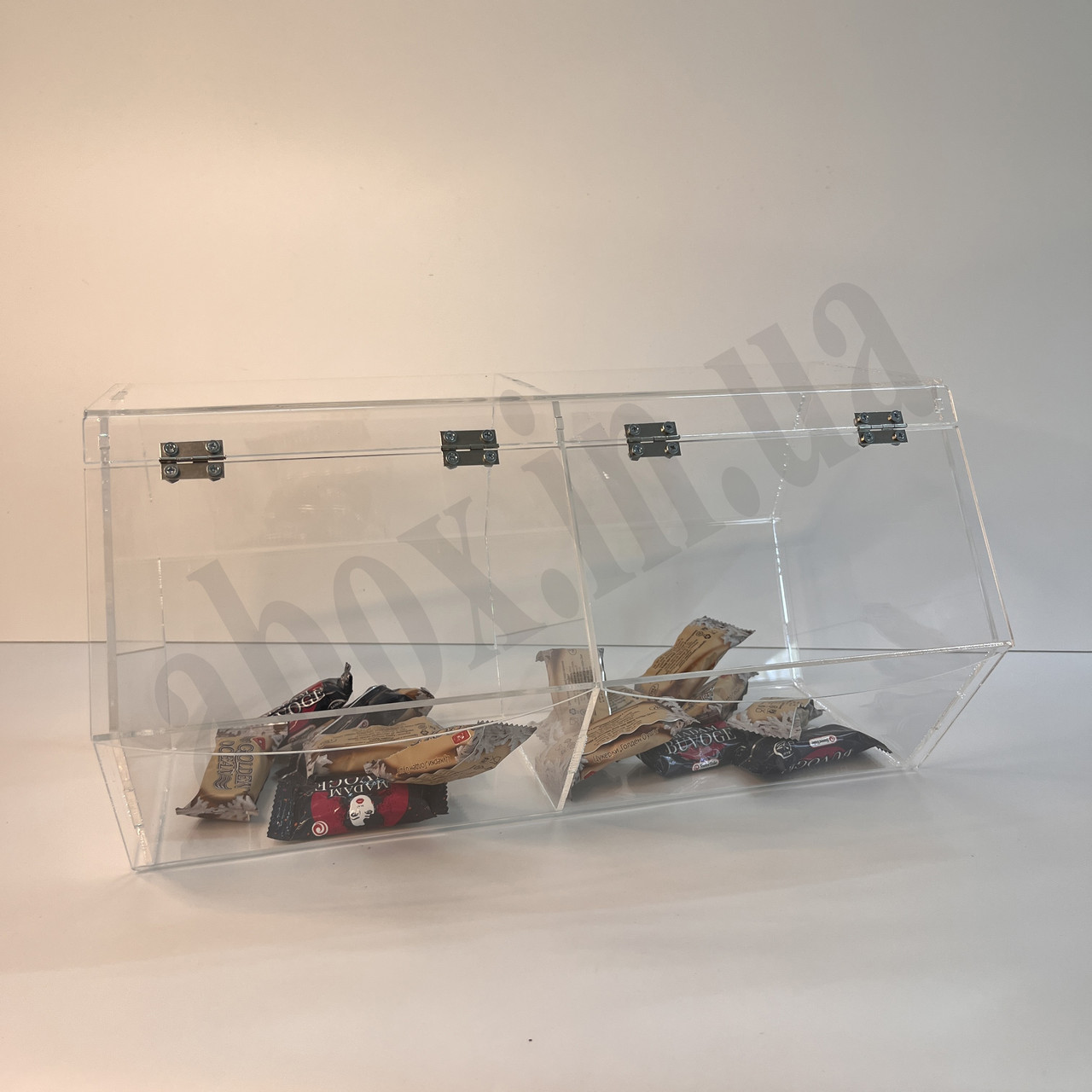 Диспенсер для цукерок те снеків на 2 секції, фото 1