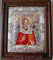 Грецька Ікона Свт. Миколая Чудотворця 20X17 см