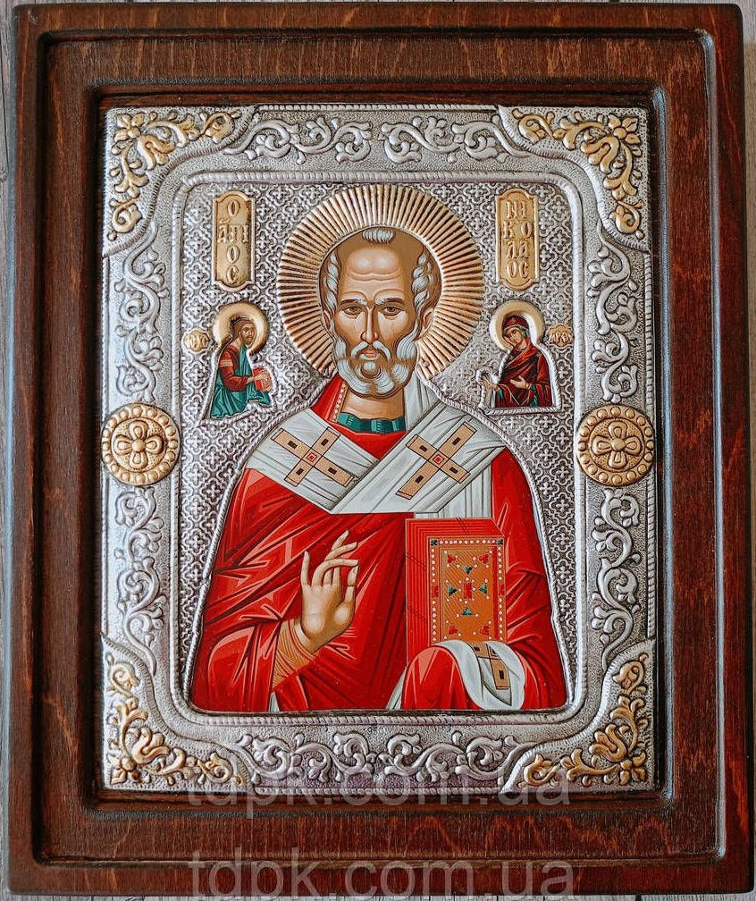 Грецька Ікона Свт. Миколая Чудотворця 25 X 21 см