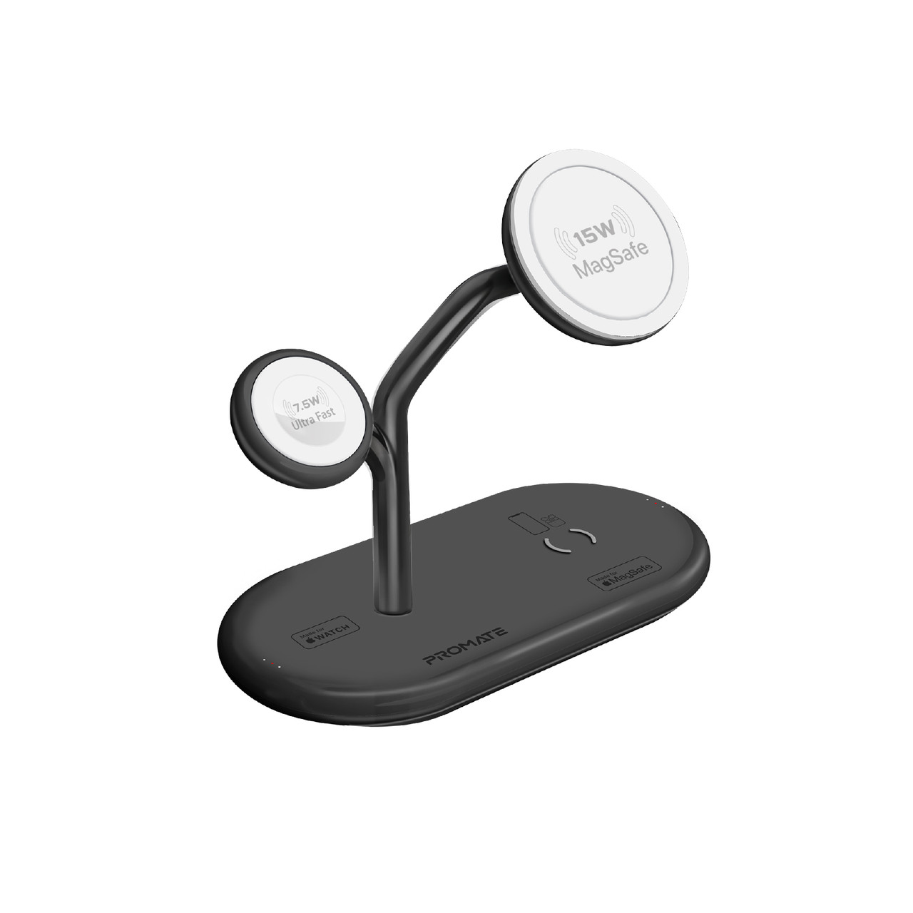 Бездротова зарядна станція Promate Synergy-Pro Black (synergy-pro.black)