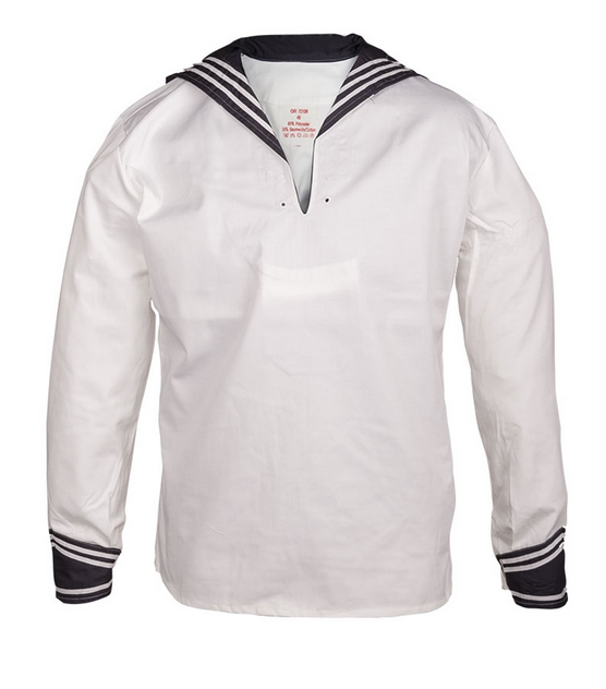 Сорочка морська Mil-Tec BW MARINEHEMD WEISS M.MARINEKRAGEN 10950007-, фото 1