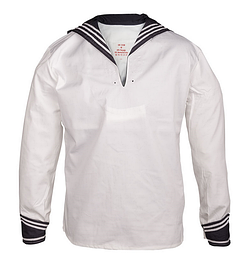 Сорочка морська Mil-Tec BW MARINEHEMD WEISS M.MARINEKRAGEN 10950007-