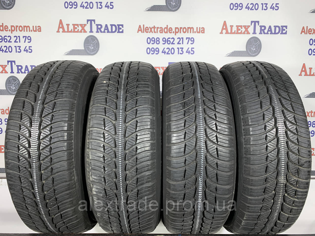 185/60 R14 Kleber Quadraxer всесезонні шини б/у, фото 1