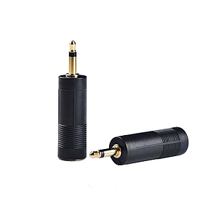 Переходник AD-002 (3.5 мм Jack ("папа") - 6.3 мм Jack("мама")) (моно)