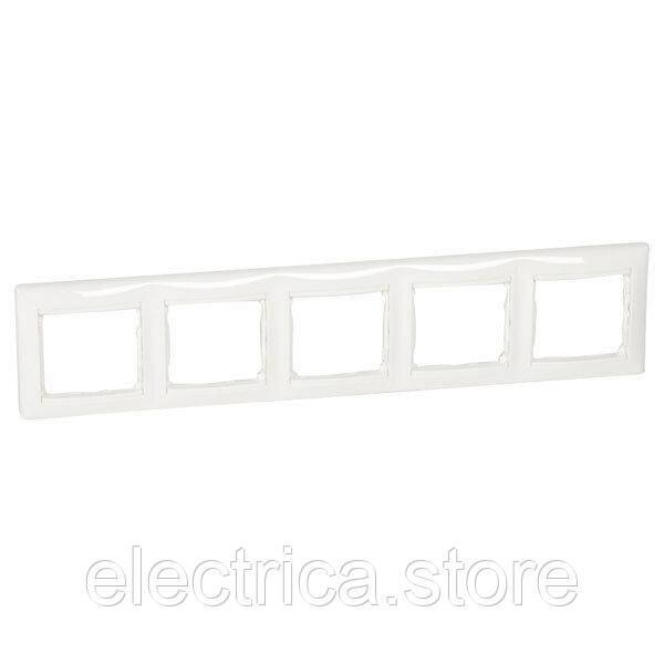Рамка 5-місна біла Valena Classic Legrand 774455, фото 1
