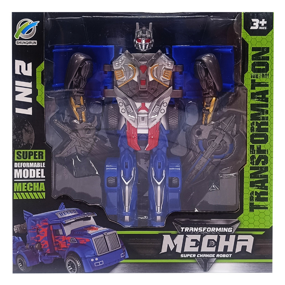 Машинка-трансформер «Transforming Mecha» 168-22 Синій, фото 1