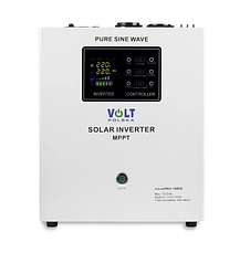 Гібридний ДБЖ/інвертор Volt Polska SINUS PRO 1500 S 12/230V 1050/1500W + 40A MPPT 75V (3SPS150012), фото 3