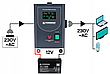 Гібридний ДБЖ/інвертор Powermat 500 VA 12/230V 400W/500VA (PM-UPS-500MP), фото 8