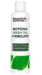 Гідролат зеленого чаю, знімає набряки та зволожує шкіру, зміцнює волосся, тонік 250 мл, Біоактив