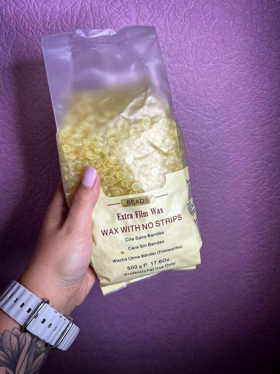 Віск у гранулах Beads Extra Wax 500 гр віск для депиляции для воскоплава, фото 1