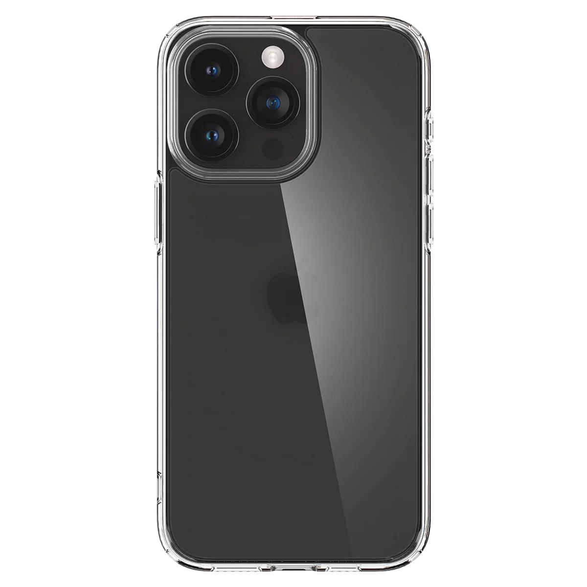 Чохол накладка для телефону Spigen Ultra Hybrid для Apple iPhone 15 Pro Чорний (ACS06713)