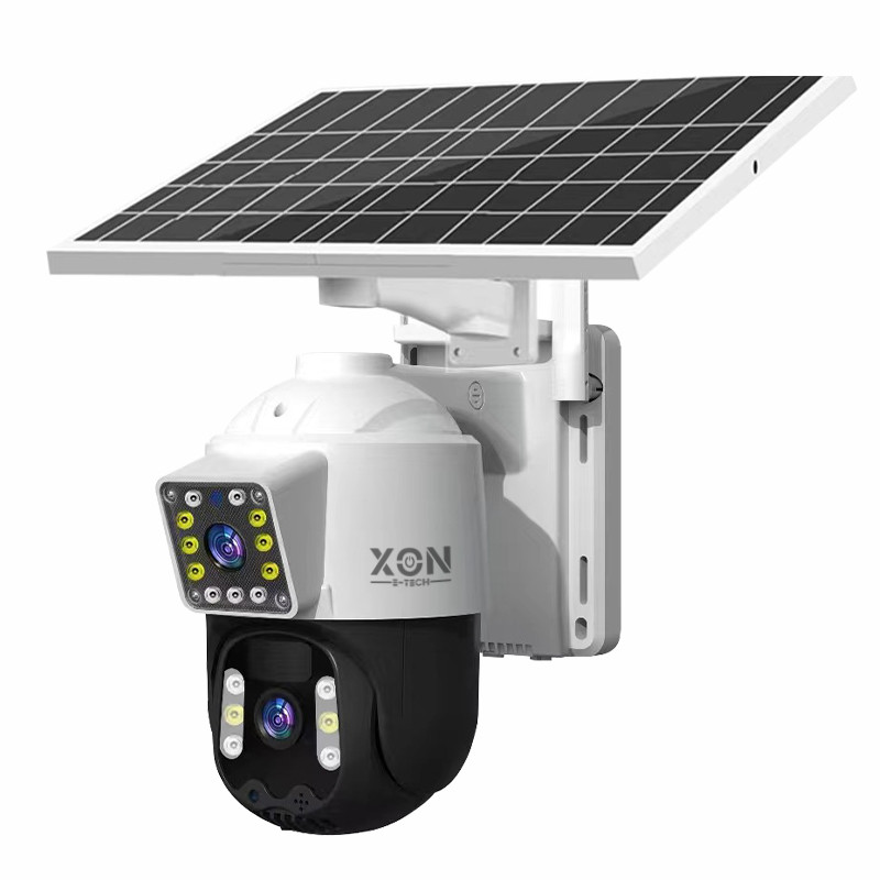 IP-камера вулична з акумулятором XON 4G 10000mAh Solar 1080P SmartCam (HCBSM22VW 7461) Біла, фото 1