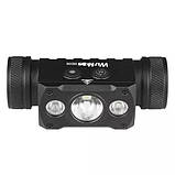 Налобний ліхтар Wurkkos HD50 + АКБ | 4000 LM | 21700, фото 6