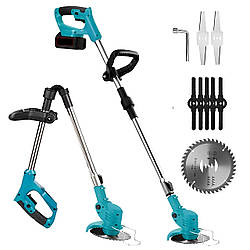 Акумуляторна газонокосарка + 2 акумулятори 48V, Lawn mower / Газонокосарка-триммер для трави