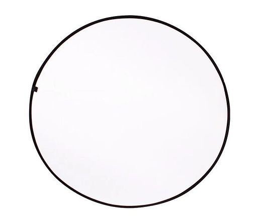 Світловідбивач для фото Visico 2 в 1 Білий / Срібло 60 см / Відбивач світла катафот круглий, фото 2