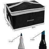 Набір двосторонніх скетч маркерів (168 шт) на спиртовій основі MAALEO, фото 10