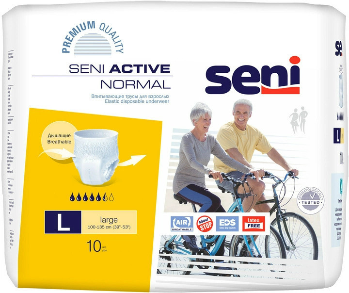 Труси для дорослинних Seni Active Normal large 10 шт.
