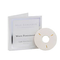 Ароматизатор повітря в машину Max Benjamin Car Fragrance White Pomegranate запаска