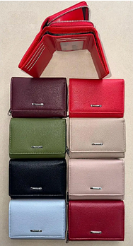 Гаманець жіночий на магніті зі штучної шкіри у різних кольорах Balisa