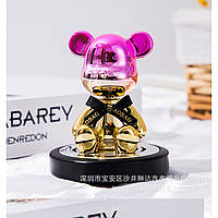 Ароматизатор повітря в машину Lucky Bear рожевий/золото океан