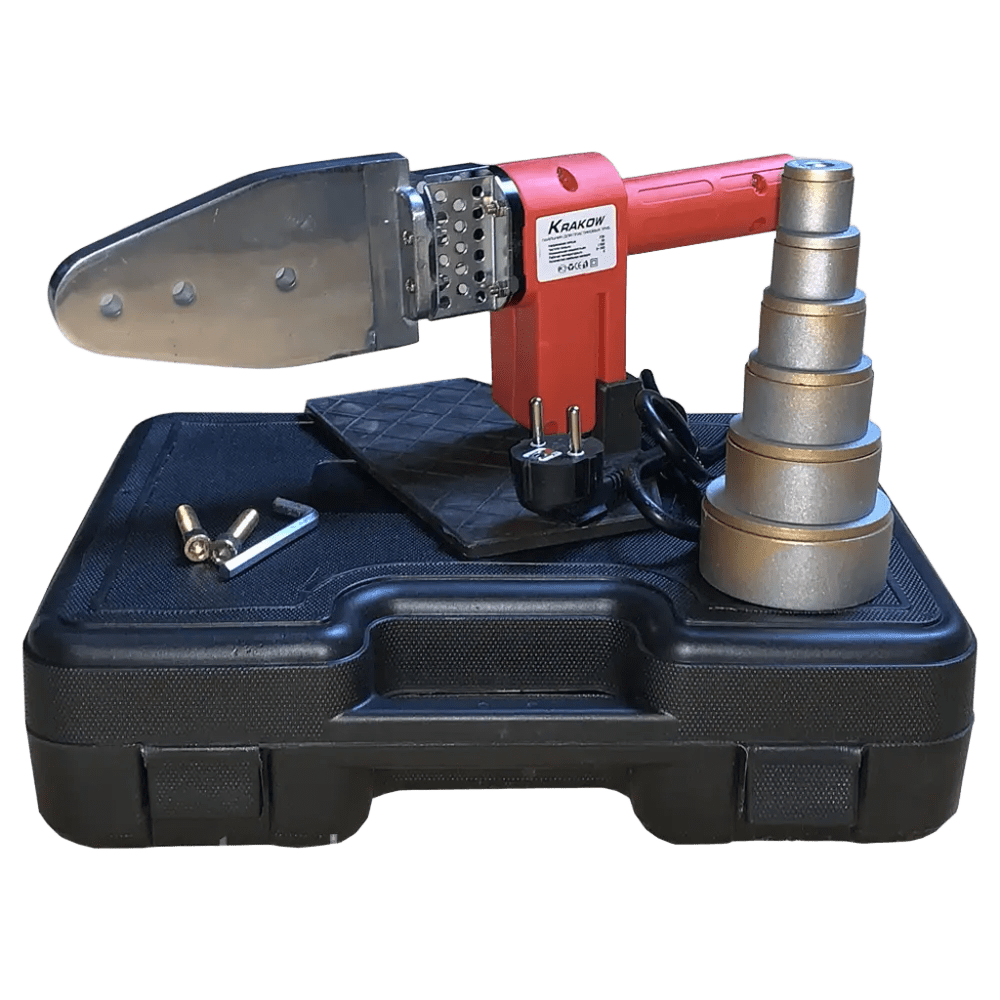 Паяльник KRAKOW для пластикових труб та фітингів 20/63 (Ножиці у подарунок)