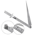 Конічний щуп для вимірювання зазорів 1-15мм з лінійкою 150мм, нержавійка, фото 2