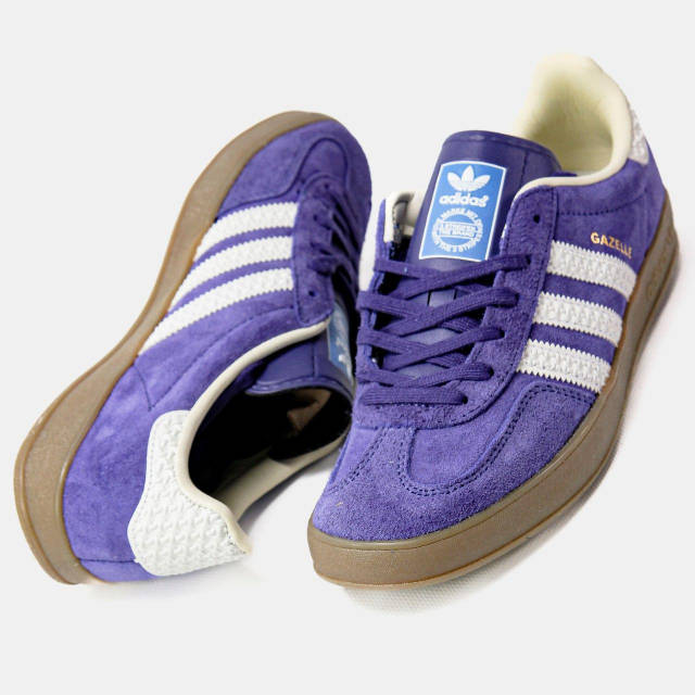 Кроссовки женские фиолетовые Adidas Gazelle Purple (17674) Магазин