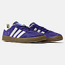 Кросівки чоловічі фіолетові Adidas Gazelle Purple White (17674), фото 6