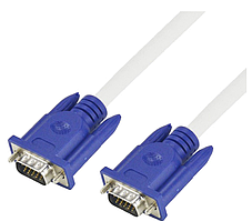 Кабель інтерфейсний VGA 3+4 white 10 м