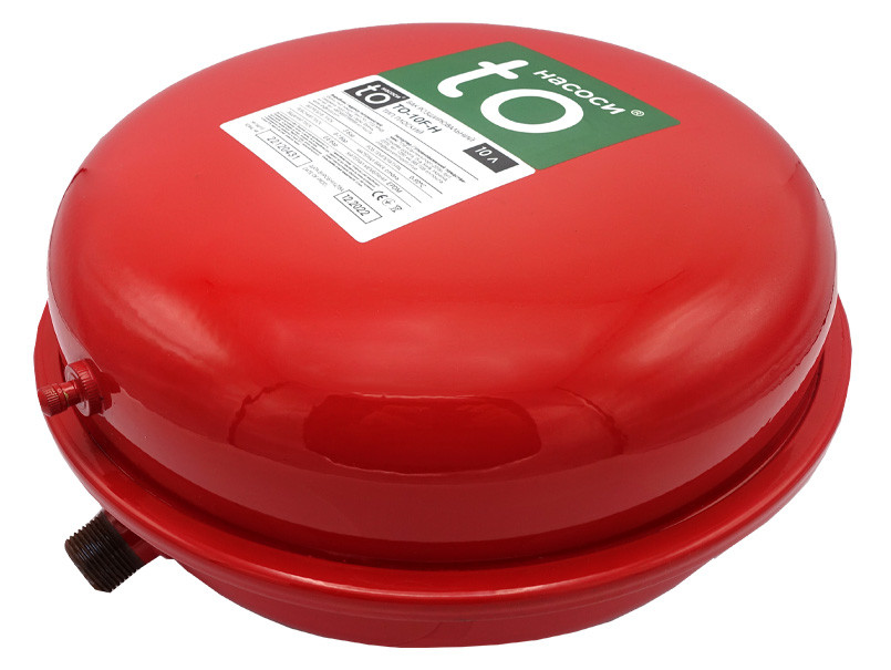 Бак розширювальне опалення плоский 10 л 3/4" макс 8 барів EPDM мембрана toНасоси